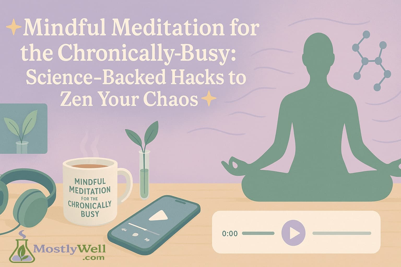 Mindful Meditation for the Chronically Busy: Science-Backed Hacks to Zen Your Chaos